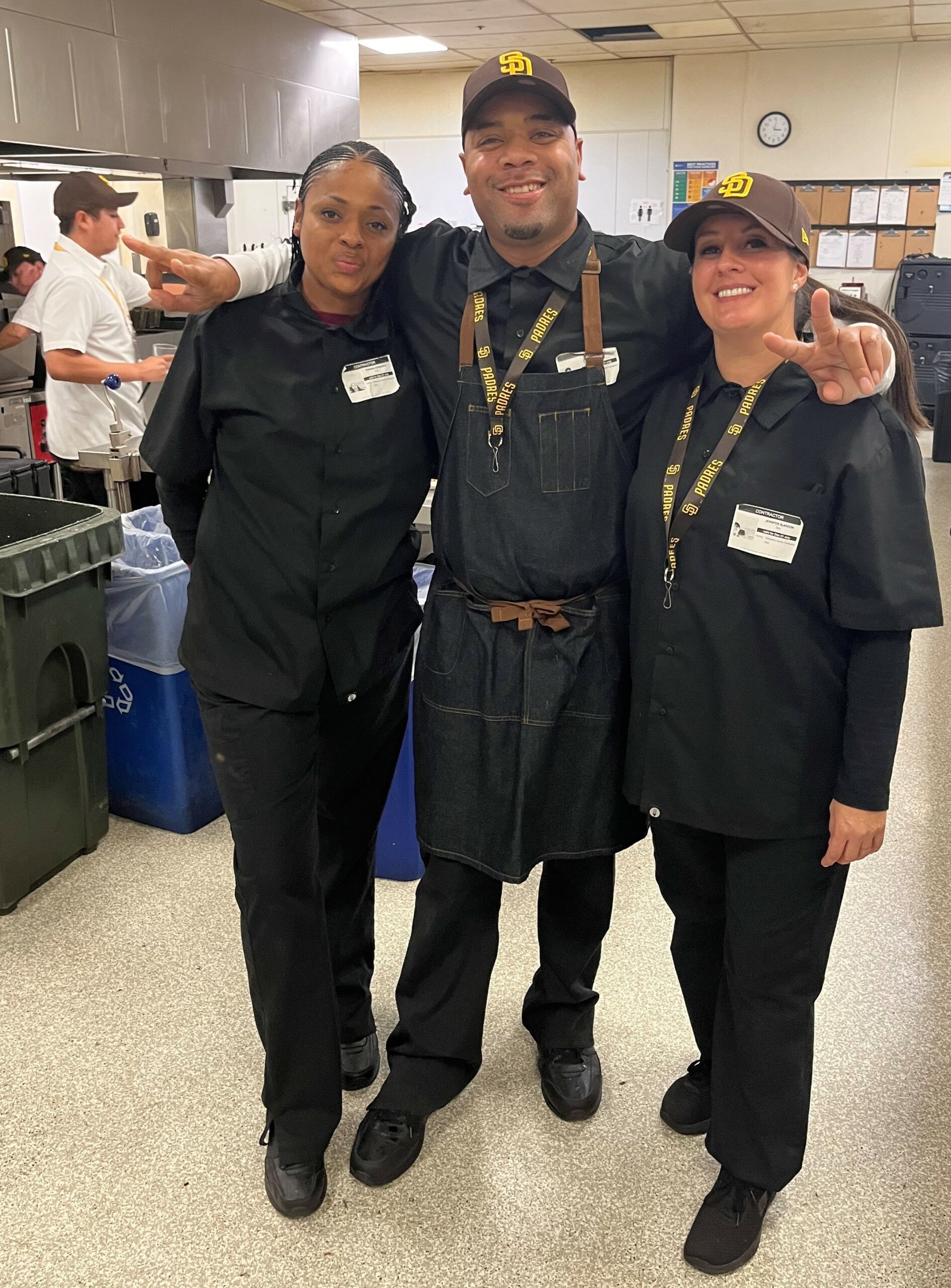 Apprentices Teetee, Donte, and Jen