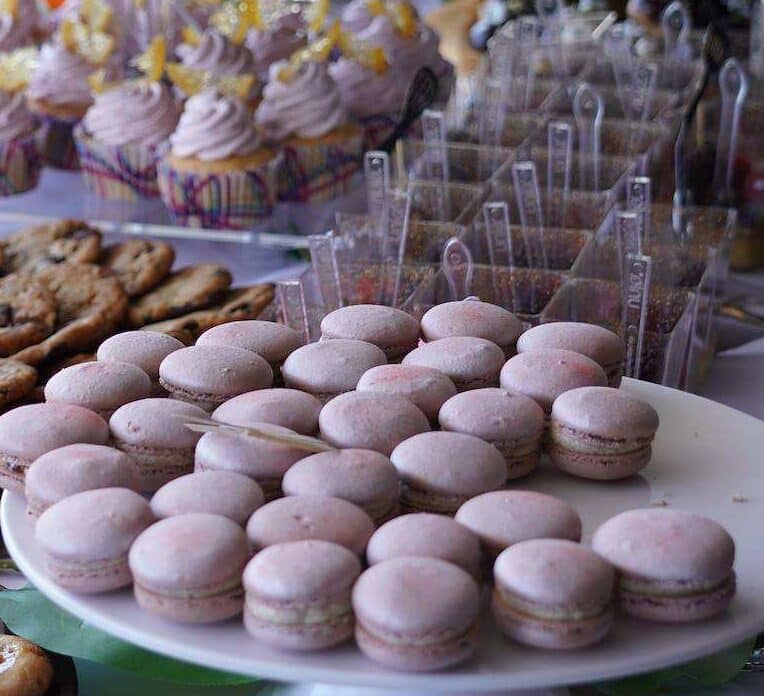 Photo of desserts made by the cooking class instructor