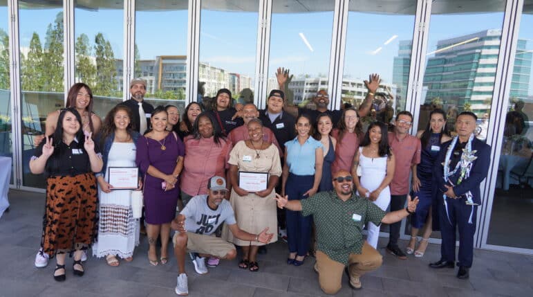 Photo of chef instructors and culinary training apprenticeship graduates